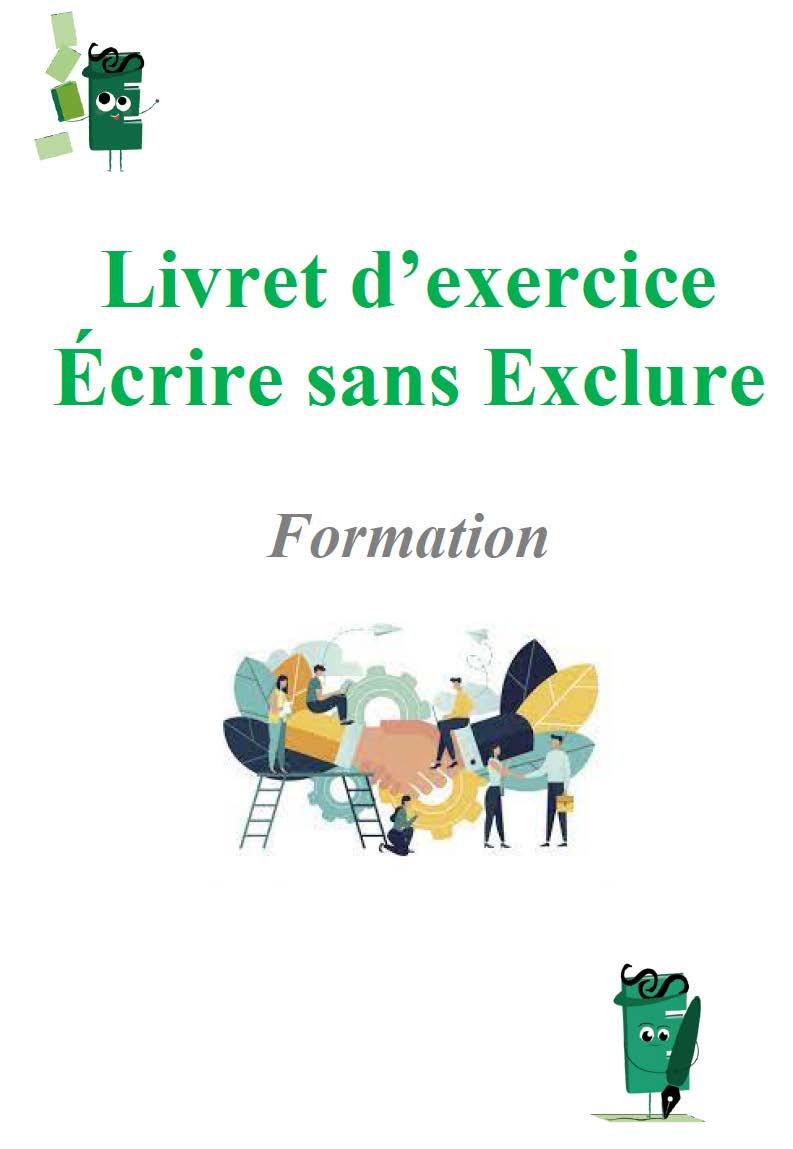 Livret d'exercice en français inclusif consacré à la formation