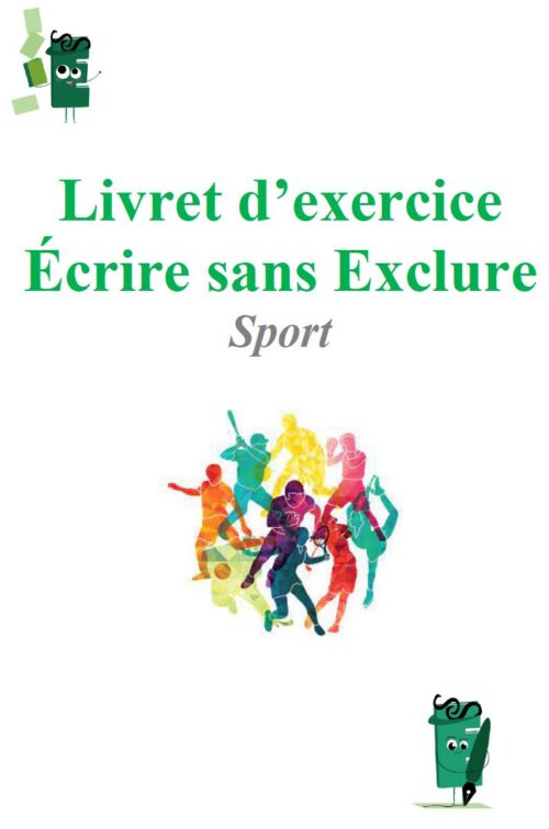 couverture du livret Sport pour s'entraîner à écrire inclusif