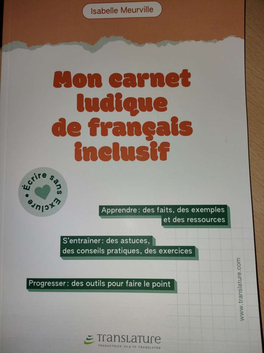 carnet ludique de français inclusif